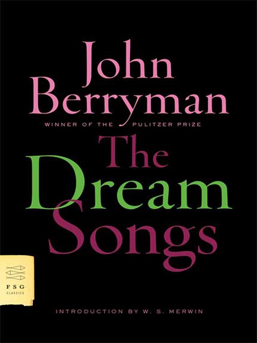 Title details for The Dream Songs by John Berryman - Wait list